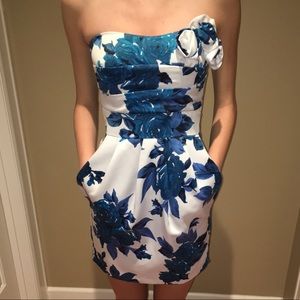 Mini Floral Cocktail Dress